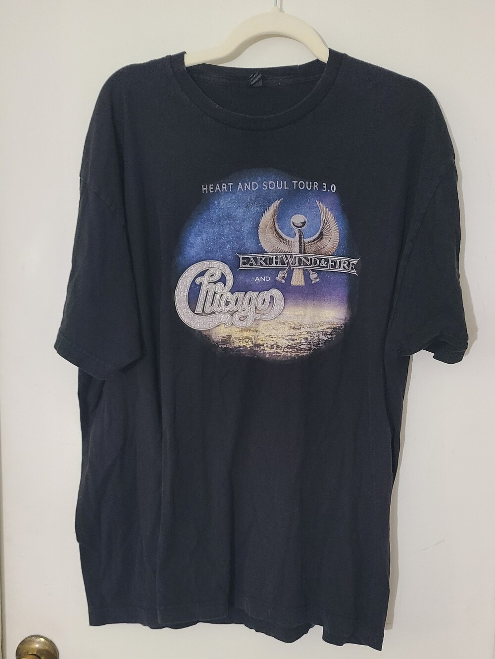 Earth Wind & Fire + Chicago 2016 Heart and Soul Tour 3.0 T-Shirt XXL